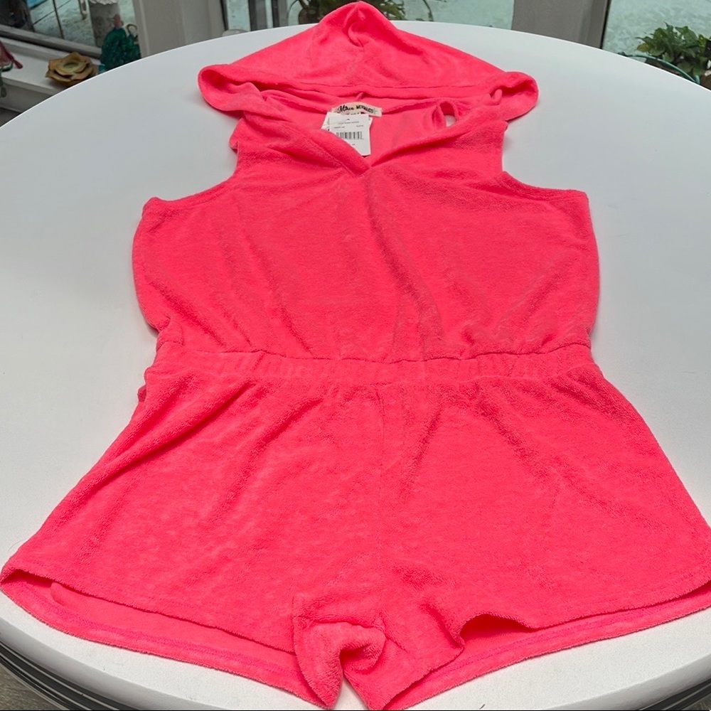 NWT Miken Mermaids Pink One Piece Hoodie